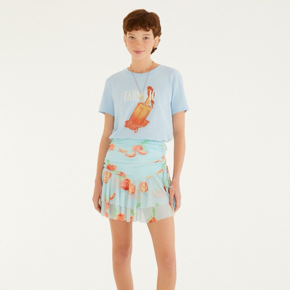 FARM Rio Brazil Popsicle T-shirt Size P = Small NWT - Picture 4 of 12